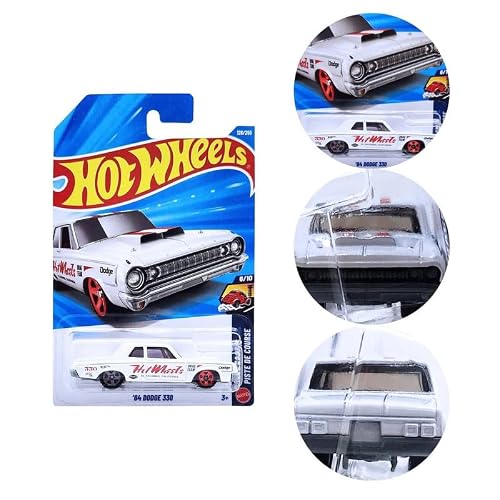 Hot Wheels '64 Dodge 330, Drag Racers 6/10, 126/250 (White)