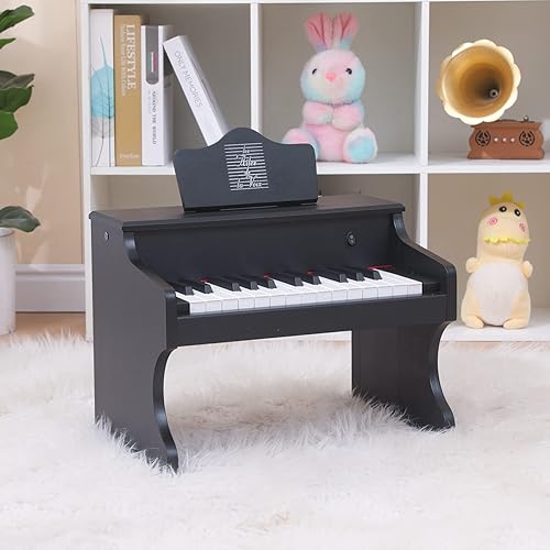 BELIFEGLORY Teclado de piano digital de 25 teclas para niños, piano de mesa, teclado eléctrico para el hogar, mini piano de música, instrumento disponible en Yaxa Guatemala