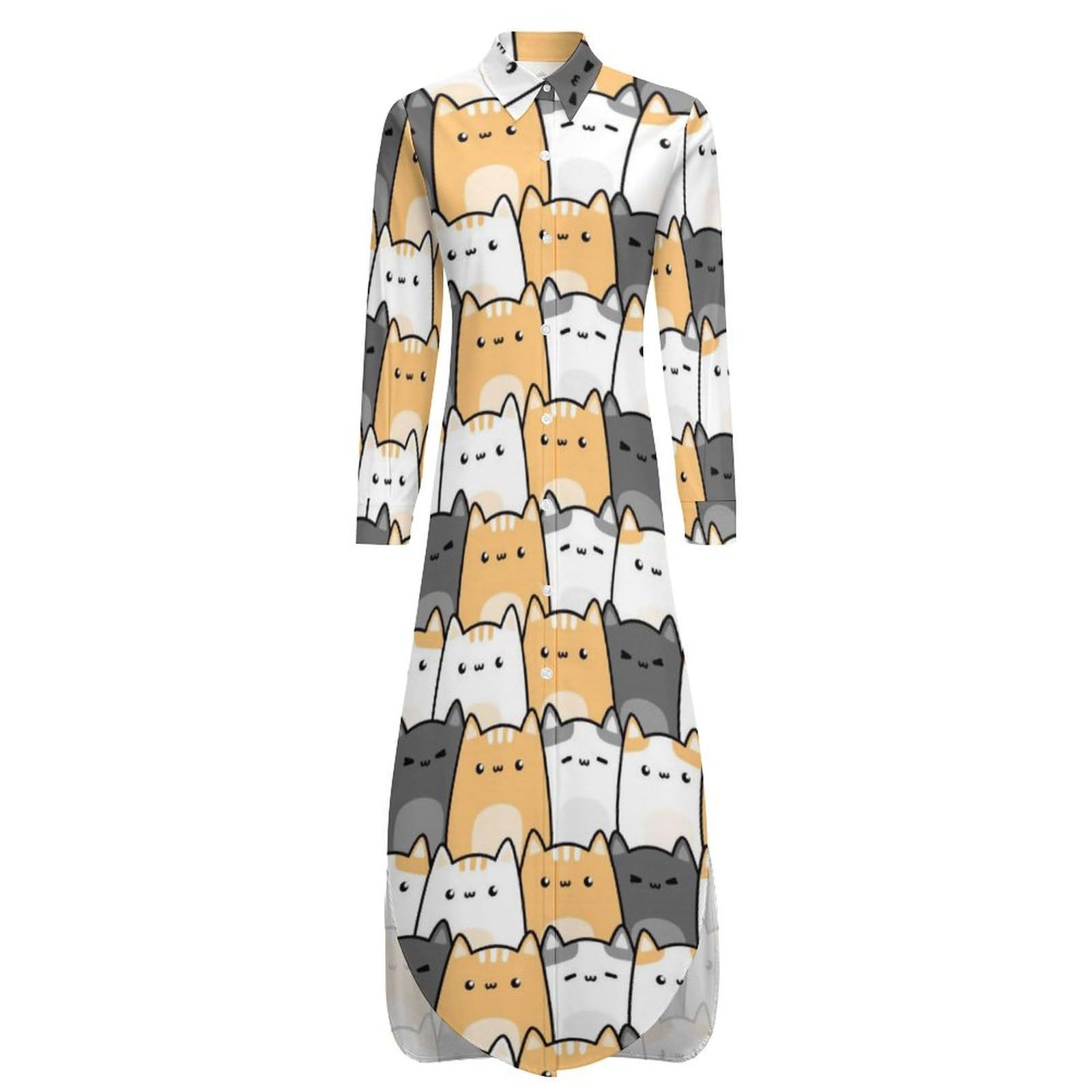 Amazon.co.jp: シャツワンピース ロングワンピース レディース