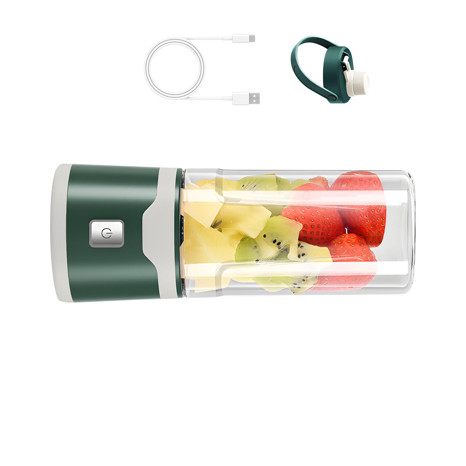 Elnwnnkc 18 Rechargeable Single Mixer 500ml Secure Cup Ideal for Beverage Blends While Traveling Handheld Combiner Cup