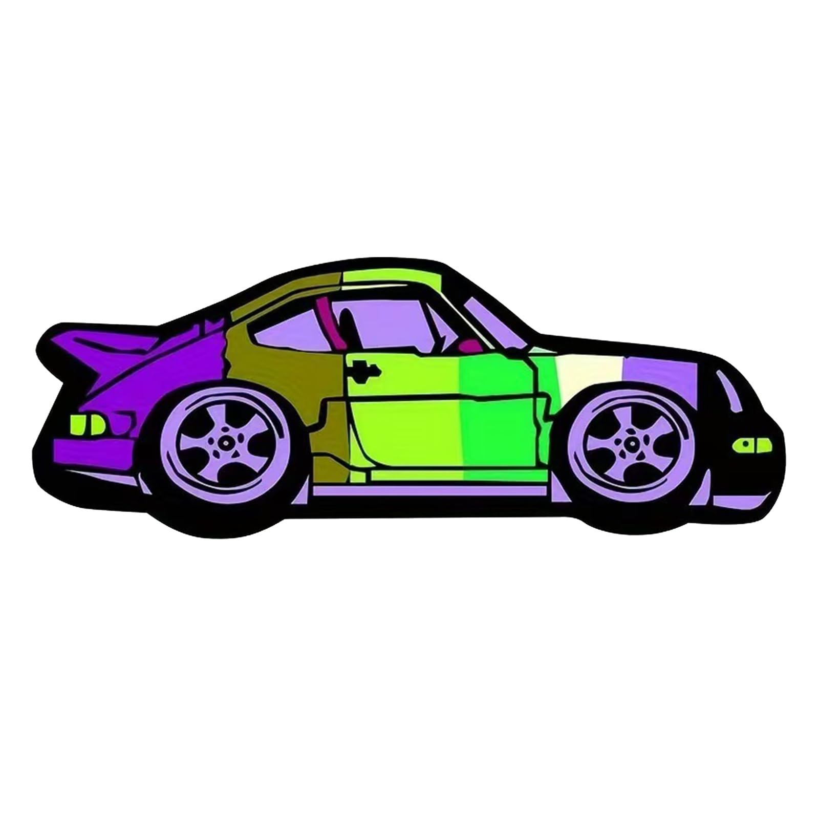 boiszeda Car Rug Bedroom Special-Shaped Cool Carpet Enthusiast Racing Car Personalized Floor Mat for Living Room Corridor Bathroom Entrance