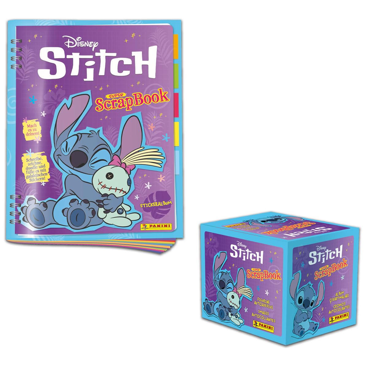 Panini Disney Stitch – Super Scrapbook Sticker (Box-Bundle)