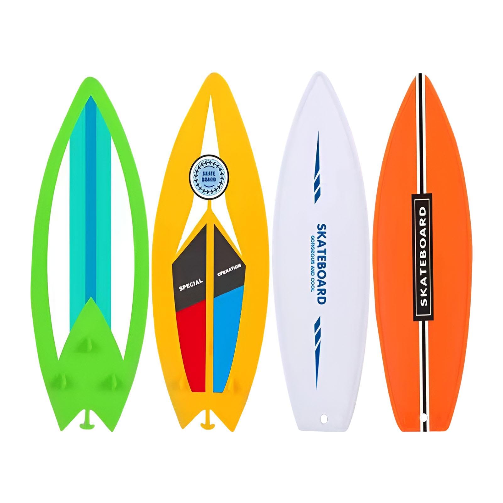Set De 4 Planches De Surf à Doigts - Jouet Pour S’entraîner Aux Figures, Motricité, Fun Entre Amis