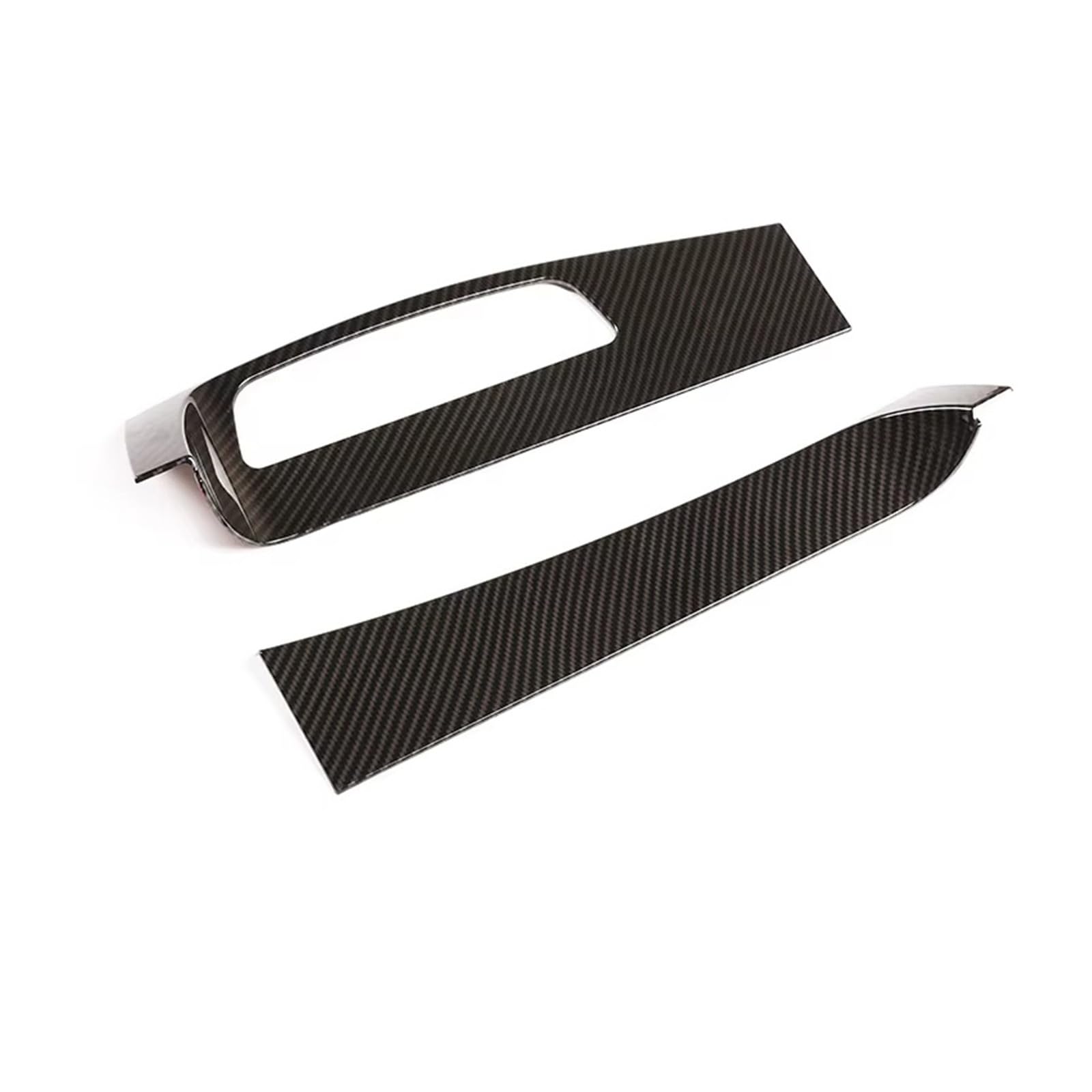 for Benz for S Class for W221 2005-13 ABS Center Console for Dashboard Under Surface Decoration Panel Stickers Interior Trim Cover Panel(Carbon Fiber)
