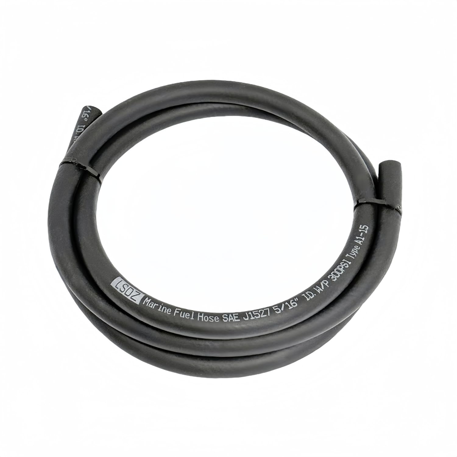 5/16" Marine Fuel Hose Feed Line Rubber Type A1-15 / SAE J1527 Standards Fits for Ships and Marine Equipment (5/16 inch 5FT)