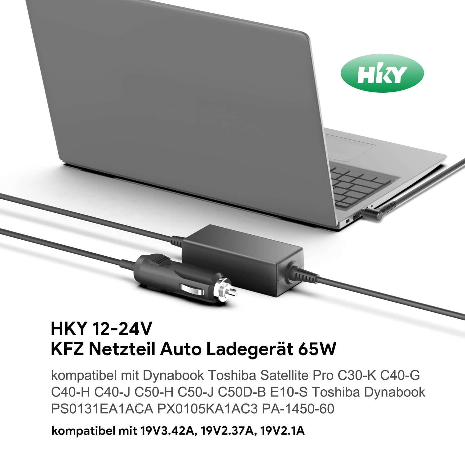 HKY Fuente de alimentación de coche para Fujitsu Stylistic Q572 Q616 Q665 Q702 Q704 Q736 Q737 Q738 Q739 Q775 R726 Q7310 Q7311 Q7312 R726 ADP-65MD B CP5006 33-01 CP500637-01 FMV-AC342B FPCAC163