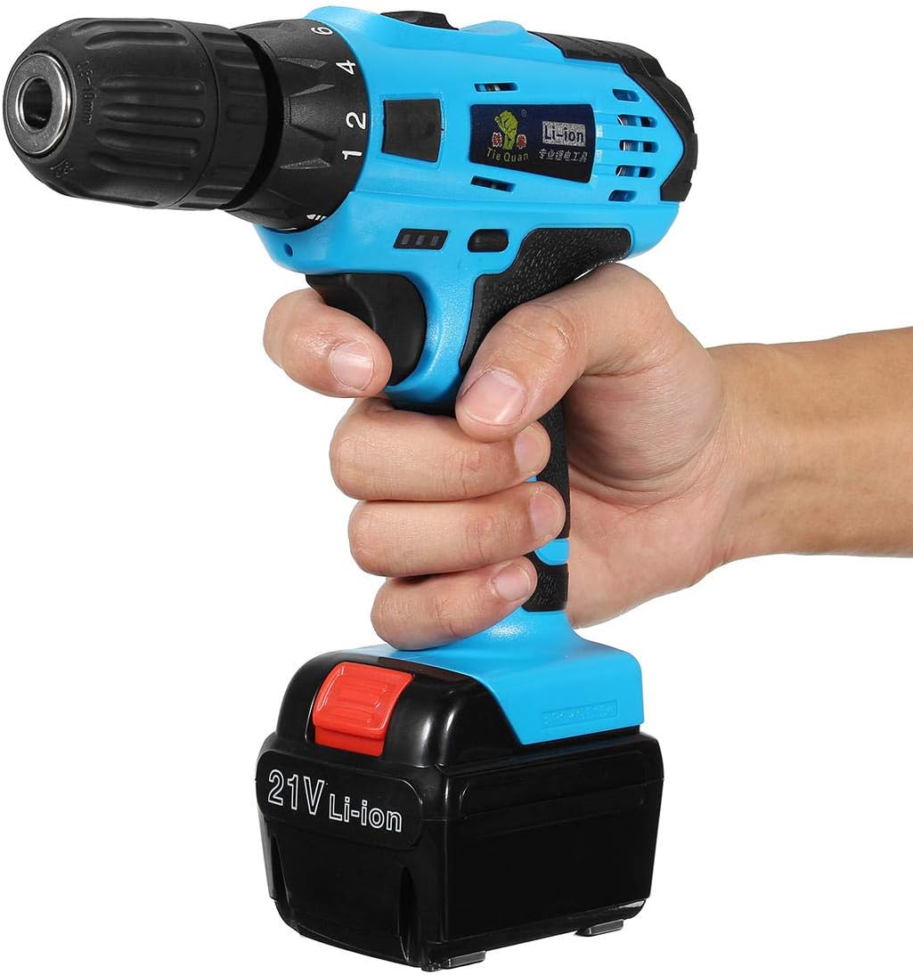 21V リチウムイオン電動ハンドドリル コードレス ハンマードリル チャンク 1/2mm 10mm