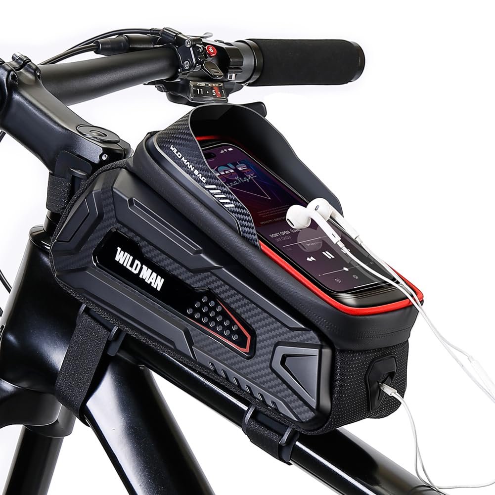 Amazon | sikiwind 自転車バッグ WILD-MAN トップフロントチューブ