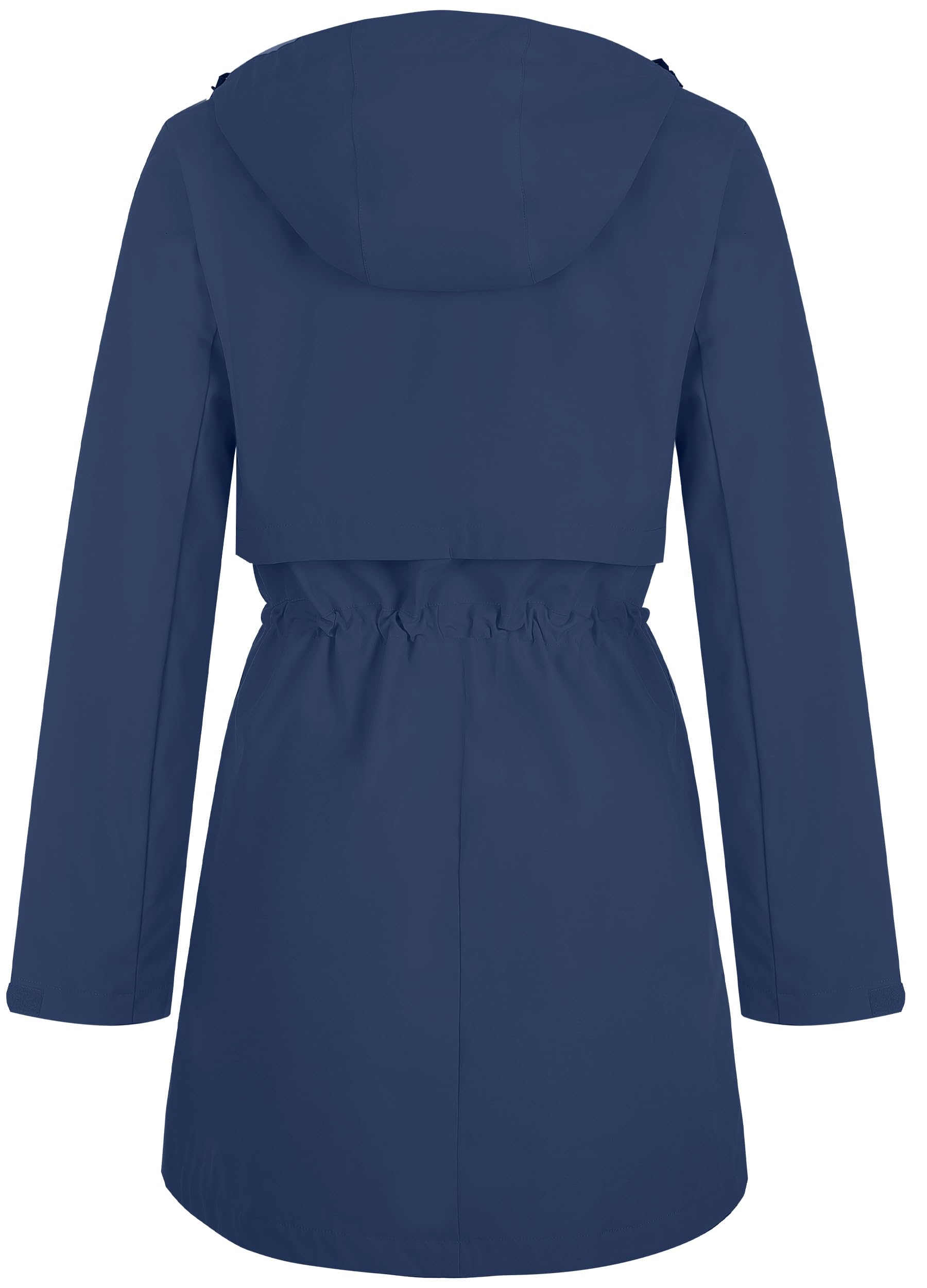 Giacca impermeabile da donna lunga softshell giacca impermeabile da donna trench giacca a vento giacca leggera per le mezze stagioni