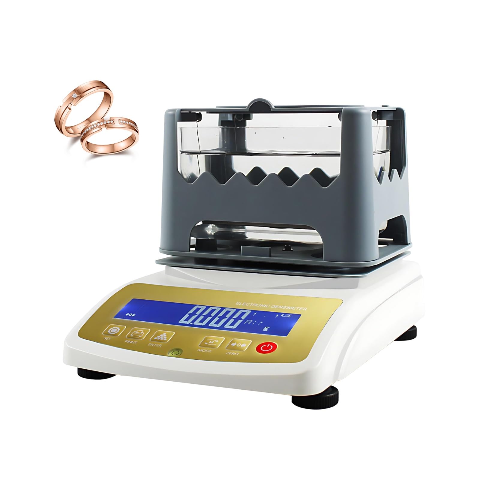 Metall-Authentizitätstester Und Automatischer Goldtester Digitales Analysegerät Für Schmuckgeschäfte, Pfandhäuser, Labor Und Präzise Goldanalyse(Shop-300g)