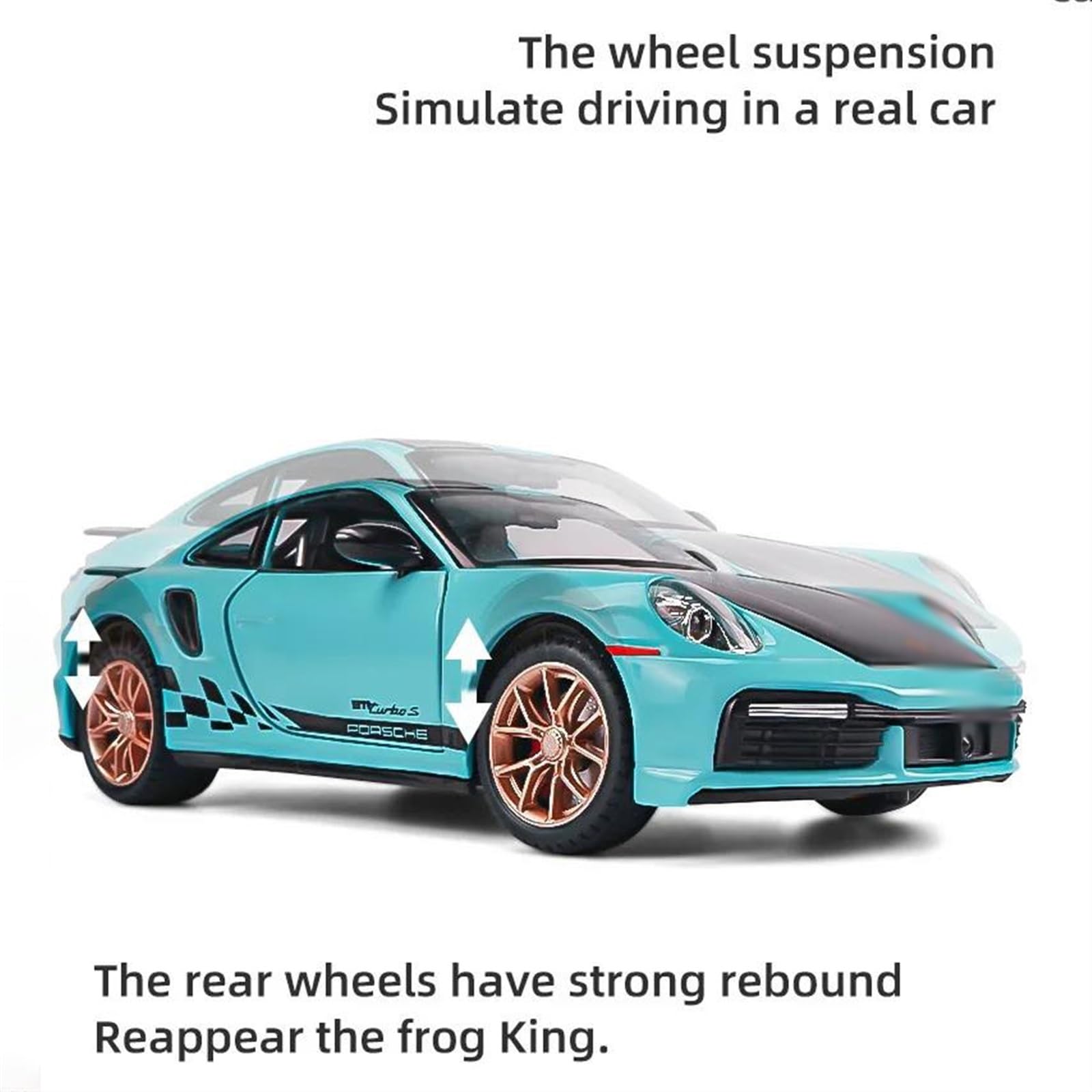 Amazon.co.jp: ミニカーモデル に適合するポルシェ 911 1:24 合金
