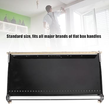Wallboard Finishing Box, 12inch Drywall Flat Finishing Box Drywall Plastering and Scraping Flat Box Tool Sheetrock Tool Drywall Tool for Home Wall Painting and Finishing