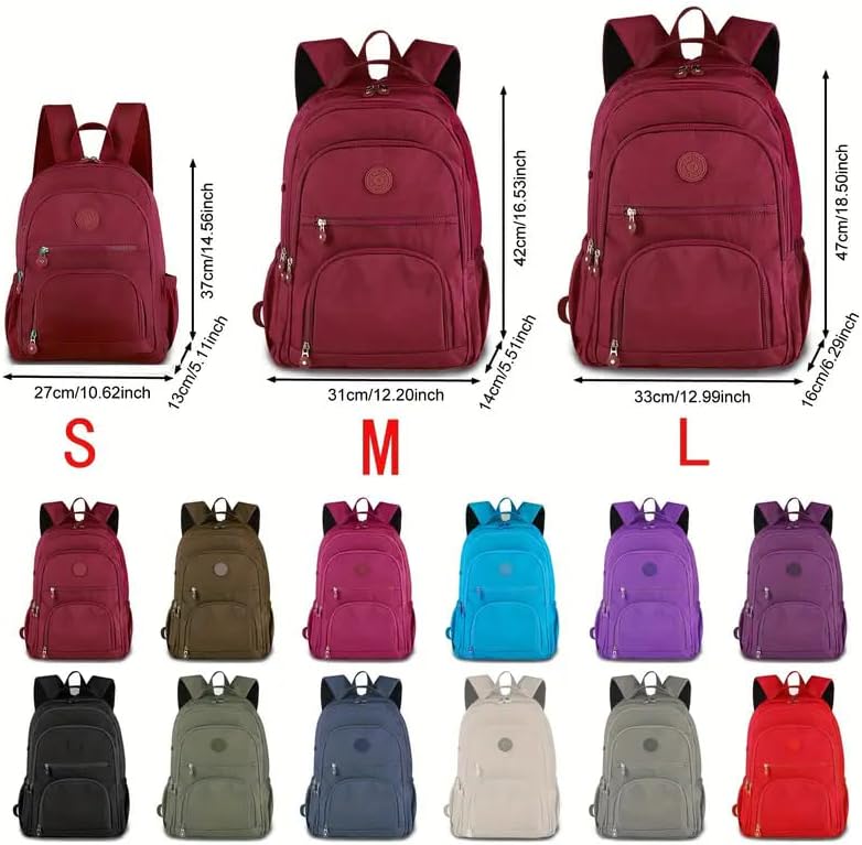 Mini Backpack for Women Light Weight Small Waterproof Backpack Purses Daily with Adjustable Shoulder Straps, Zip Closure and Polyester Lining for Daily Use - Image 5