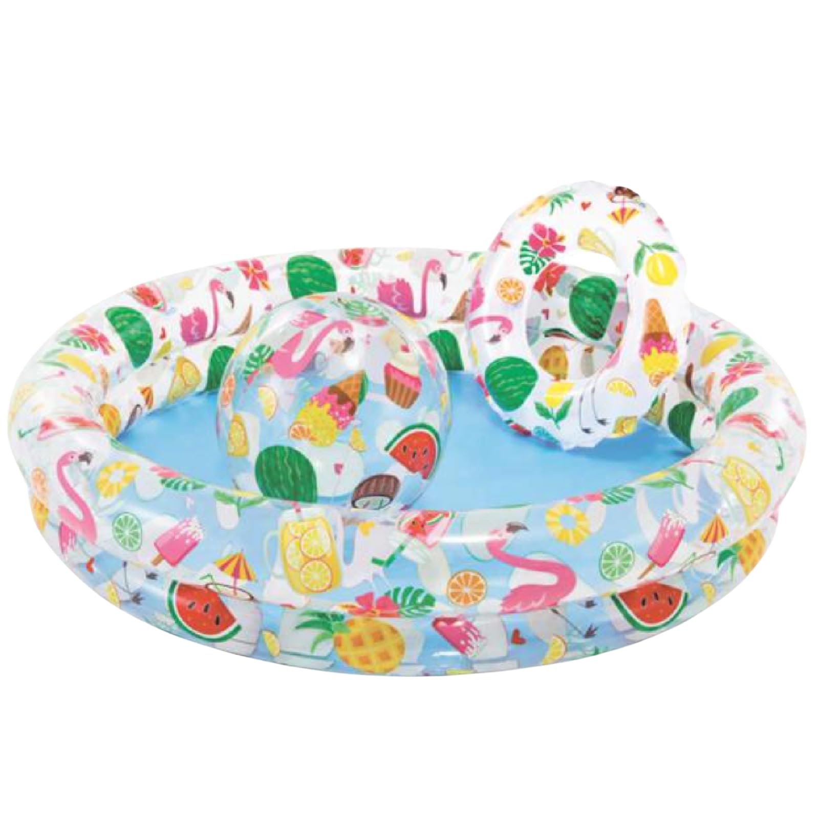 KAOMOJI Swimming Pool Bath Tub for Kids | Outdoor & Indoor Kids Pool (Multicolor) | Durable & Safe & Fun Summer Activity for Toddlers & Children(1PCS)-image-46
