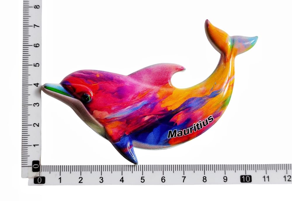 Delfin Mauritius pamiątka turystyczna 3D magnes na lodówkę dekoracje magnes