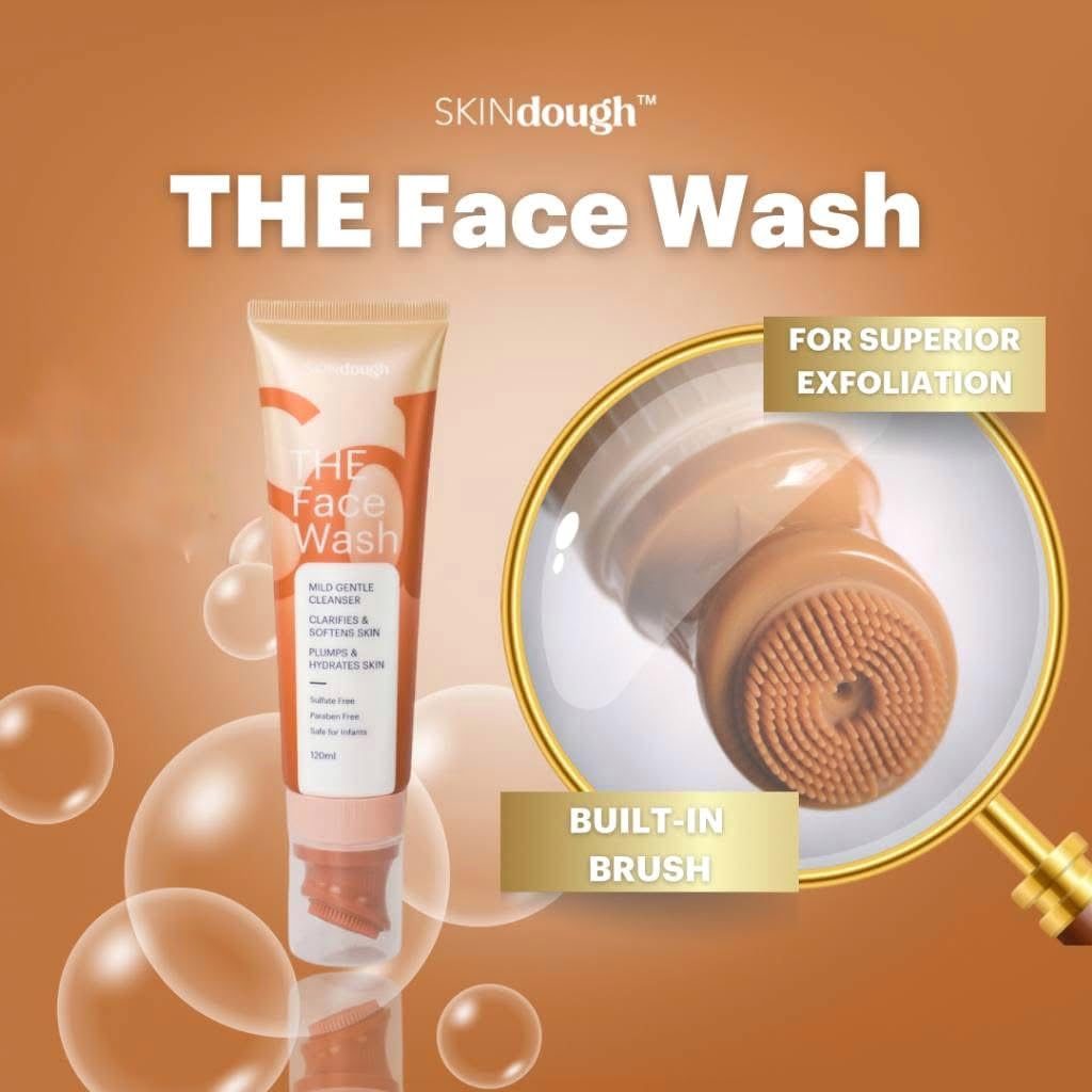 Amazon.com: SKINdough Face Wash, Mild Gentle Cleanser with Built
