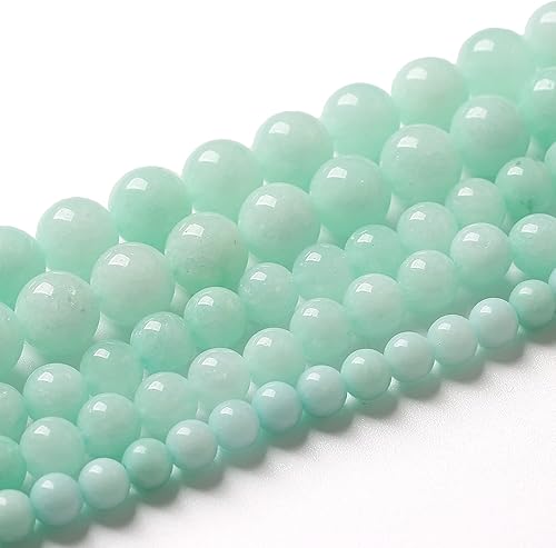 Miniatura 2 de 32 cuentas de piedra de Tiendaita azul natural de 0.472 in (0.472 in), cuentas redondas sueltas de piedra curativa energética para hacer joyas y