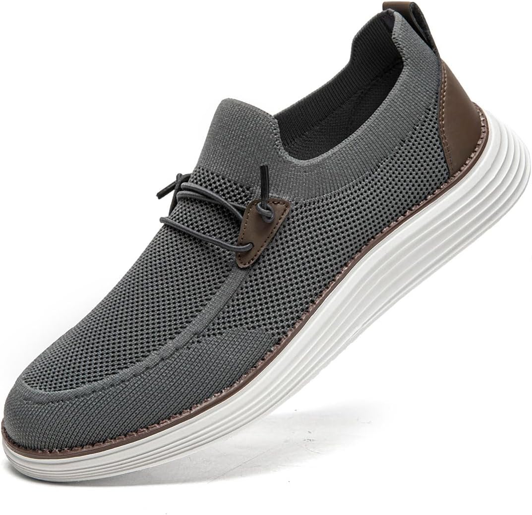 CAIQDMMen's Walking Fitness Trainers Flat Jogging Fitness Trainers Men's Training Shoes Men's Training Running Shoes Breathable Fashion Casual Shoes