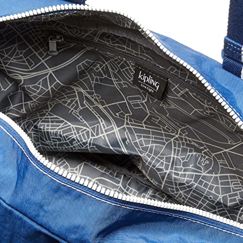 Kipling Womens Womenã‚Â€™S Deny Tote Bag, Versatile Lightweight Overnight Tote, Nylon Travel Bag Weekender, Admiral Blue Cl, 17.5 L X 11.75 H 8.75 D Us #TOP4