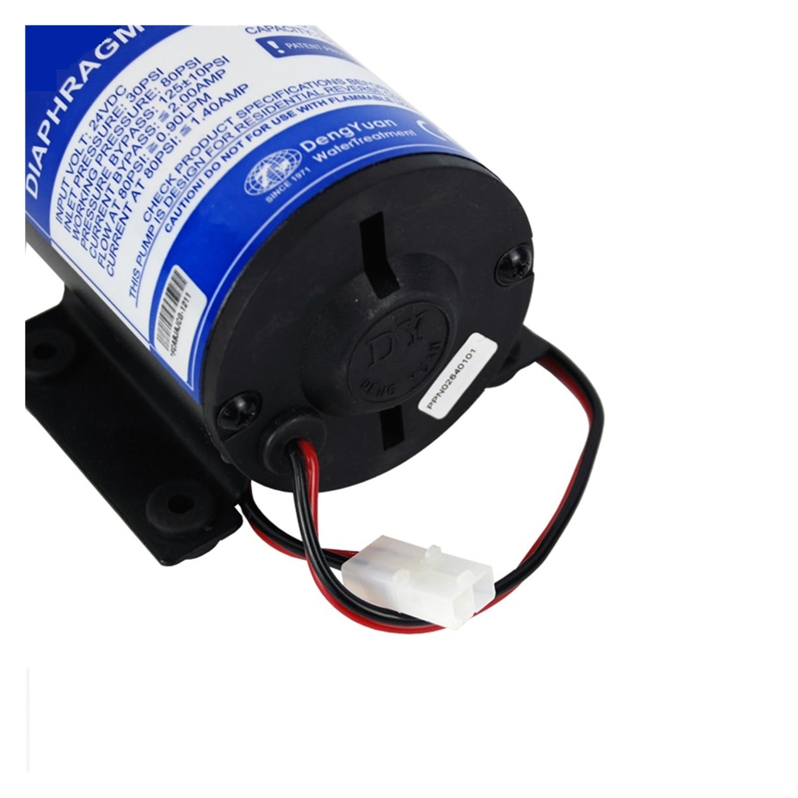 Bomba de refuerzo for filtro de agua, bomba de presión for sistema de ósmosis inversa de 100 gpd, 2600NH Debajo del fregadero