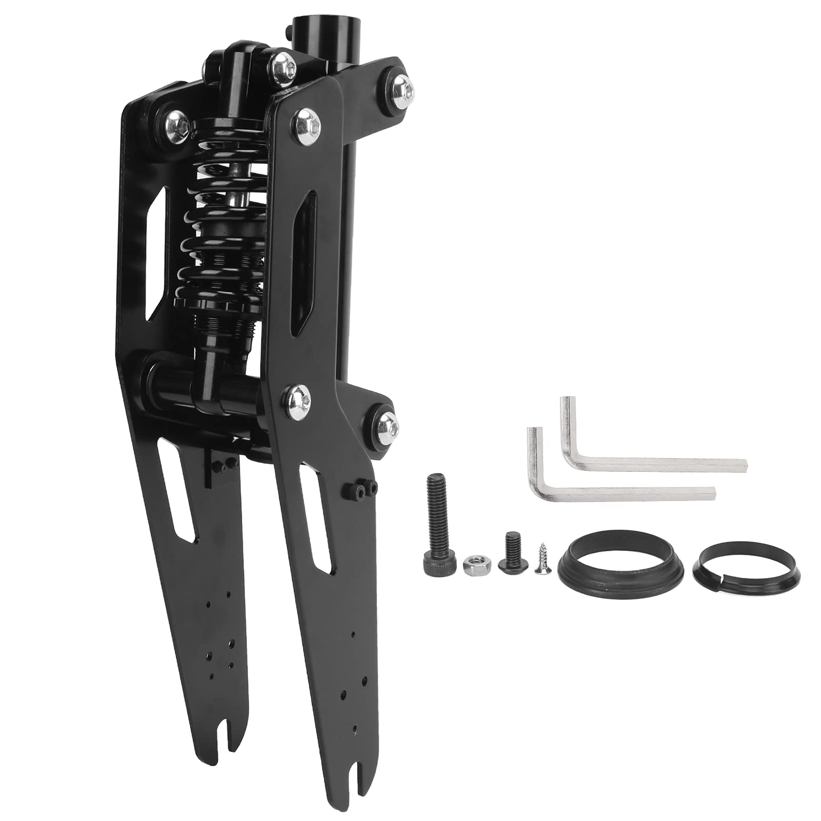 OUKENS Electric Scooter Suspension Fork, Stainless Steel High Density Reduce Vibration Front Fork Kit Electric Scooter Accessories for