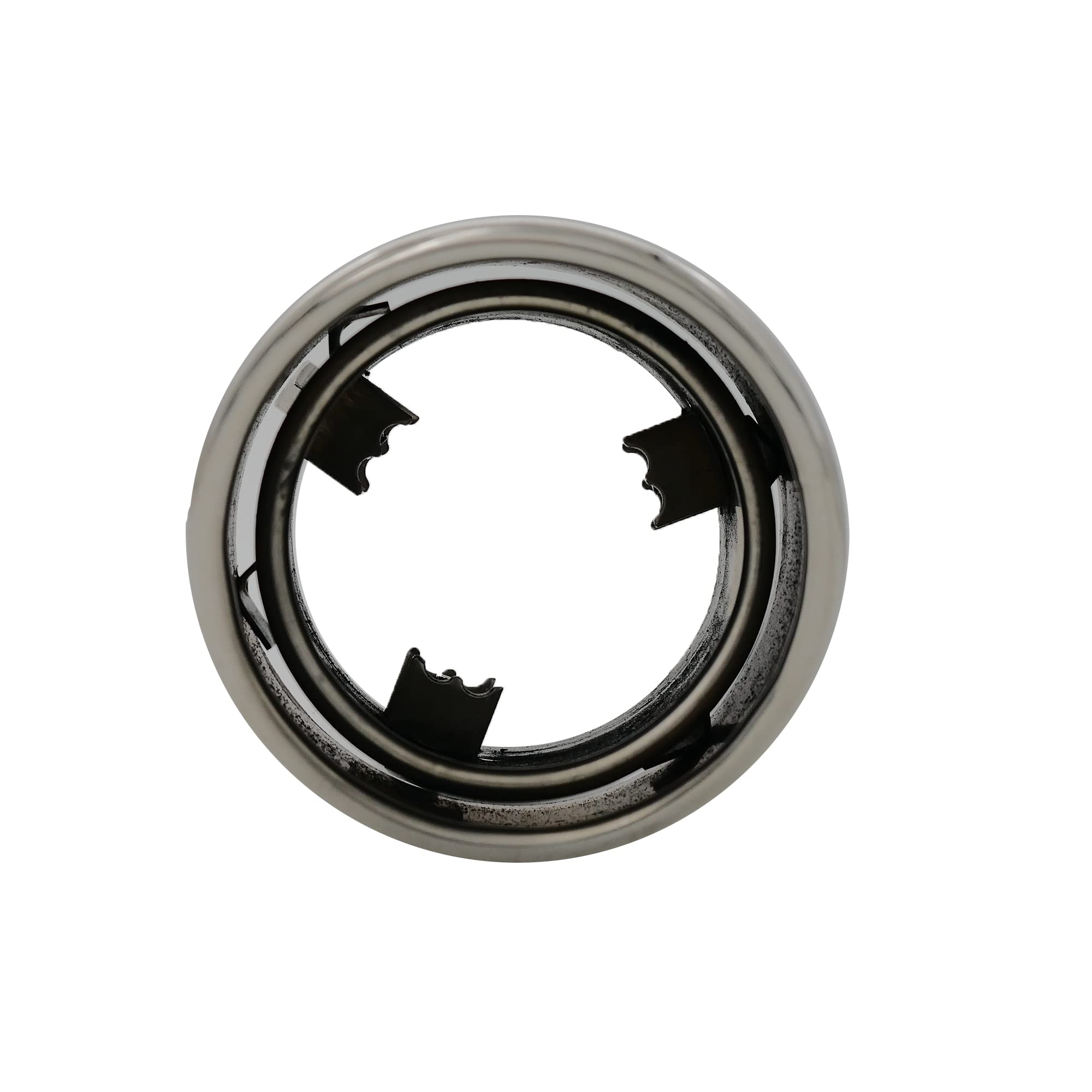 Simoni Racing Embout d'Échappement Ovale/Oblique Inox - 88x82xL125mm - Montage ->74mm