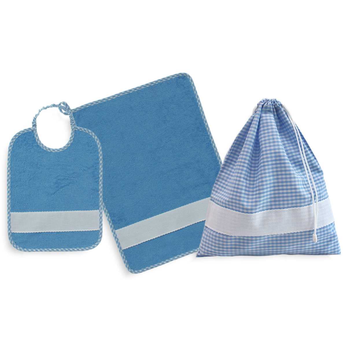 Set Asilo Da Ricamare Con Tela Applicata | - Filati Online