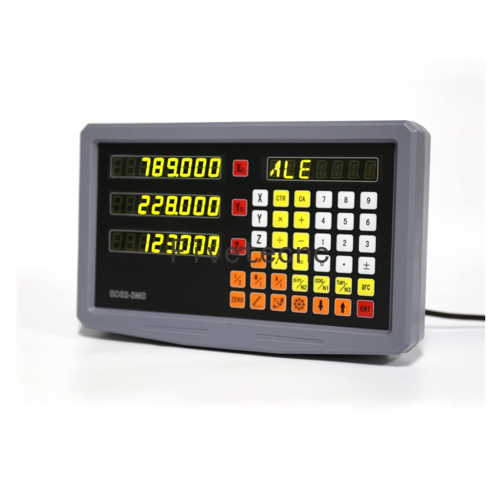 SDS3MS Kit DRO de Lecture numérique à 3 Axes et 3 pièces KA300 règle de Haute précision encodeur Optique à échelle linéaire pour Tour fraiseuse EDM(3 Axis DRO)