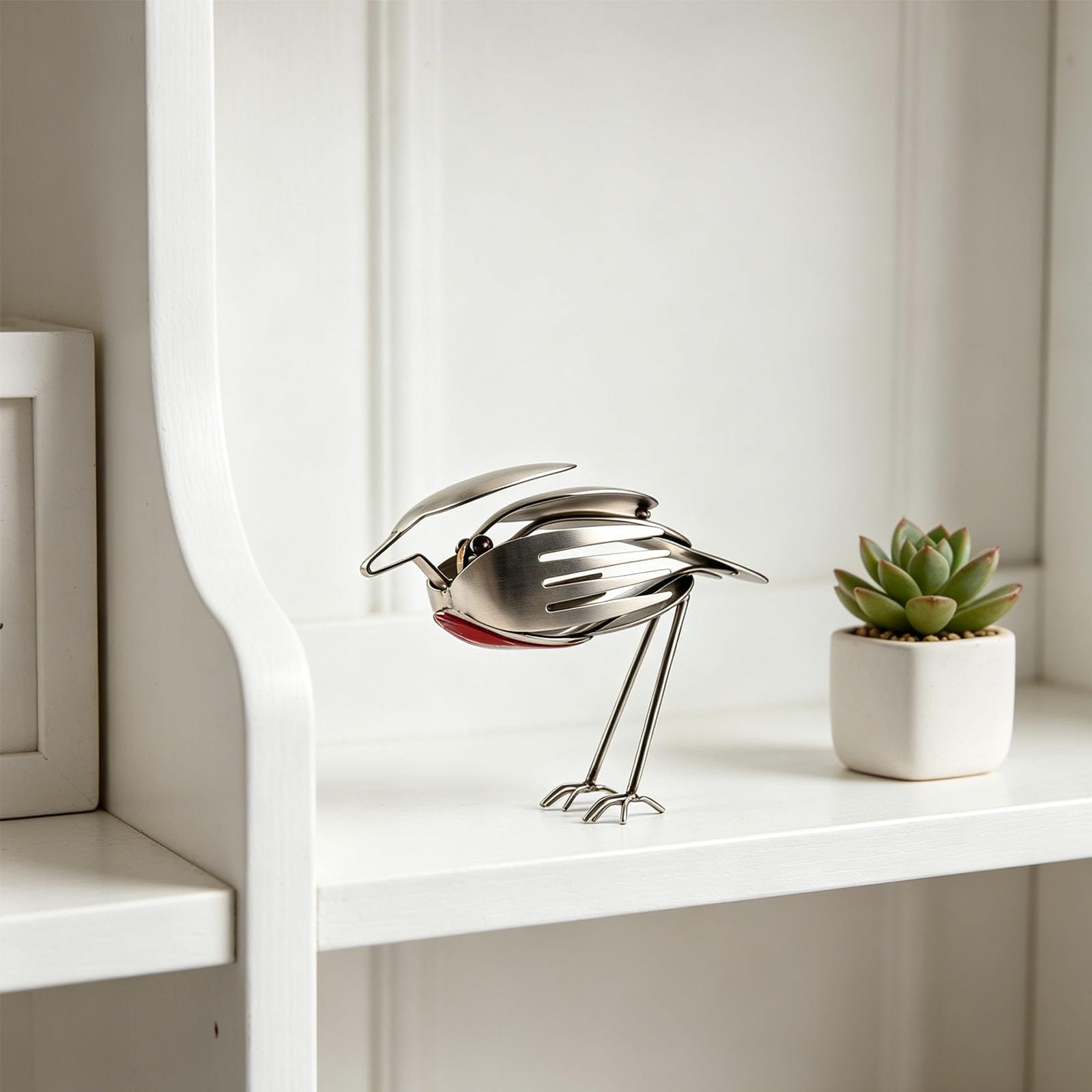 Amazon.com: KLYZONIC Hopewings Robin Bird Metal Art Sculpture