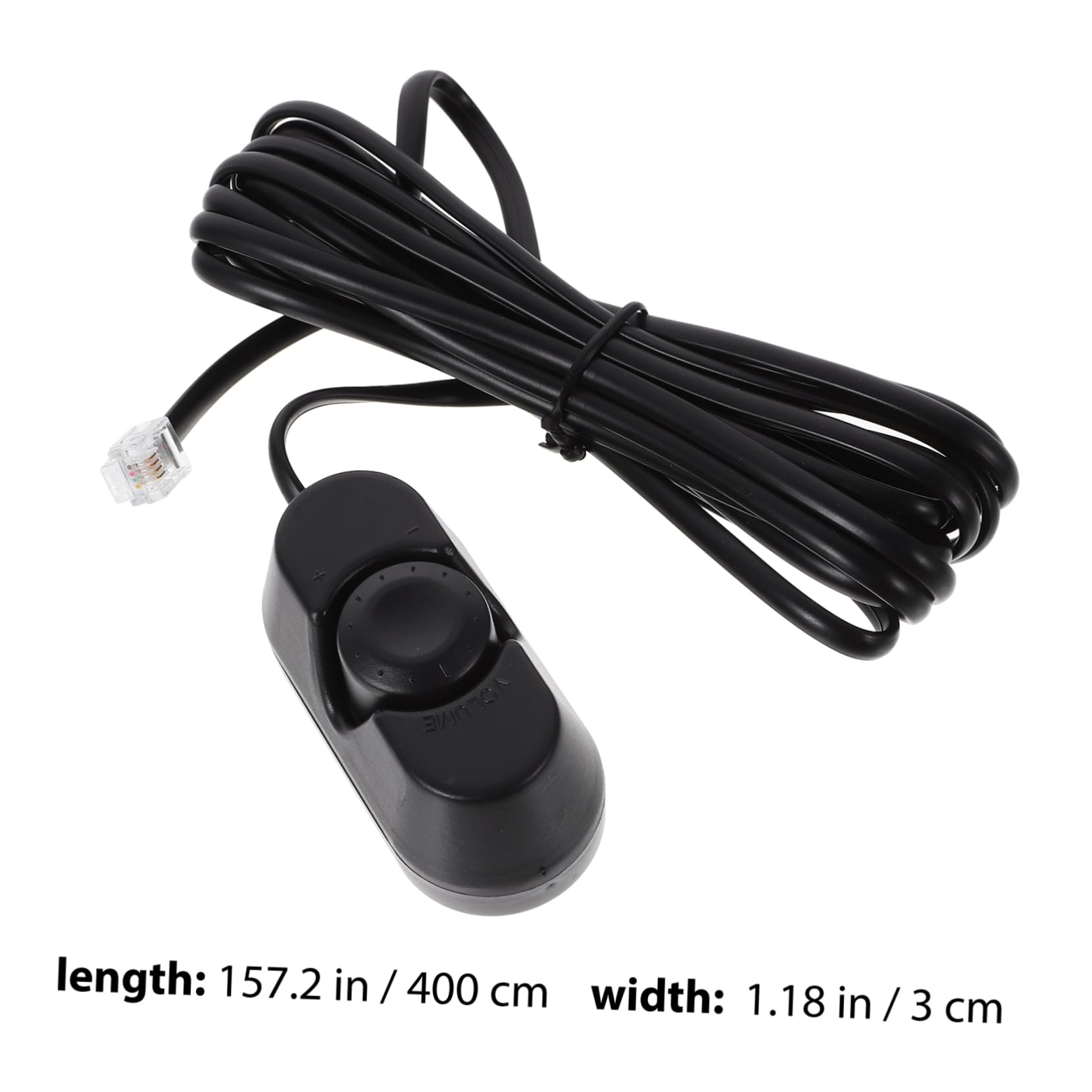 GARVALON Bass Knob for Amplifier Subwoofer Inline Volume Control Easy Install Sub Remote Knob for Car