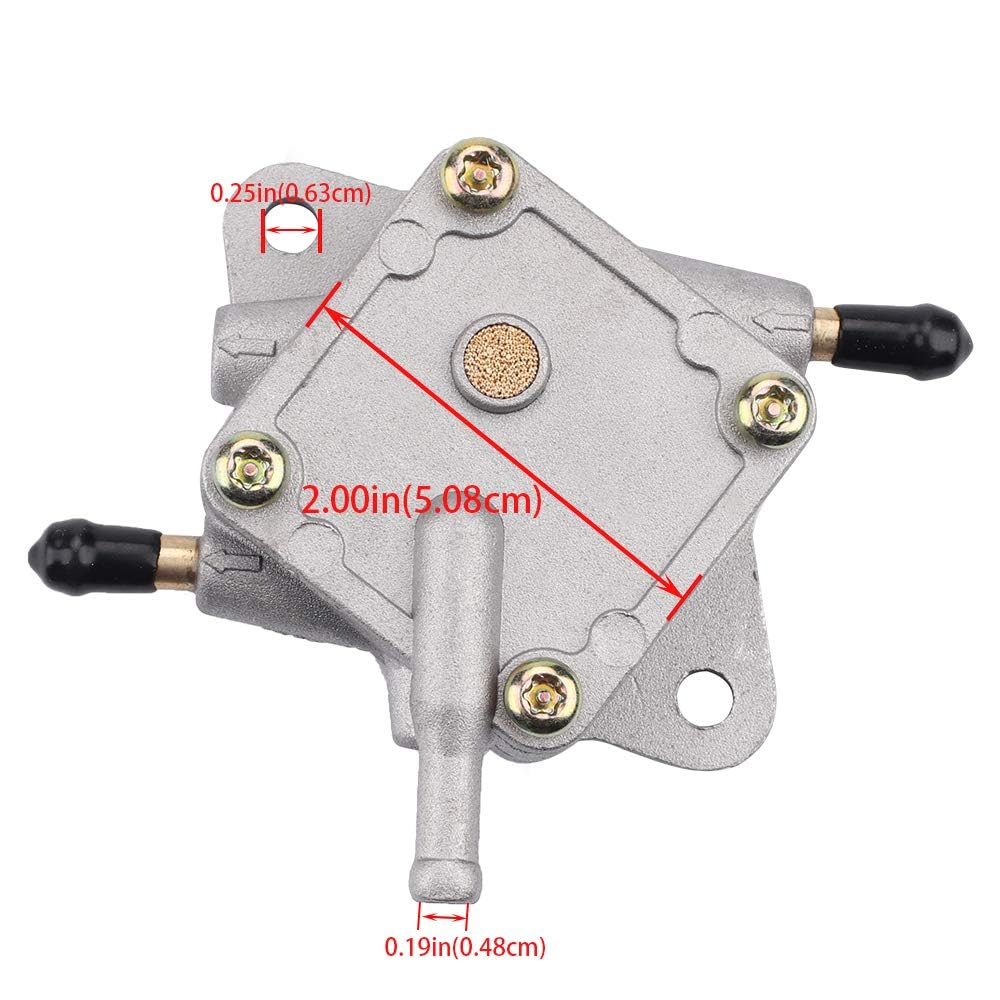 Tvent 72368G01 Air Filter 26591G01 Oil Filter 72021-G01 Fuel Pump Replacement for EZGO Golf Cart Fuel Pump TXT Medalist 4 Cycle 295cc 350cc Golf Cart with 72084-G01 Fuel Filter Spark Plug