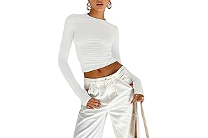 Women's Long Sleeve Thumb Hole Shirt: Elevate Your Casual Style