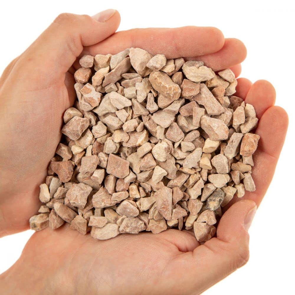 Beautiful Decorative Garden Stones | 20kg Bag | Medium Sized Stones | Washed & Dried | Suitable for use as Decorative Stones or with Resin Binder (Rojo Alicante 8-12mm)