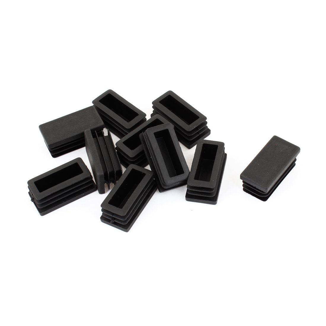 Plastic Rectangle Tube Inserts End Blanking Caps 40 x 20mm 10Pcs Black id 2ab 475 c48 07c 137