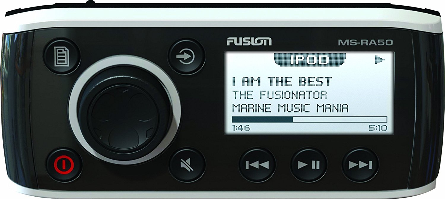 Fusion Electronics Fusion MSRA50, AM/FM/AUX/iPODiPHONE/Bluetooth Ready Marine Stereo Amazon