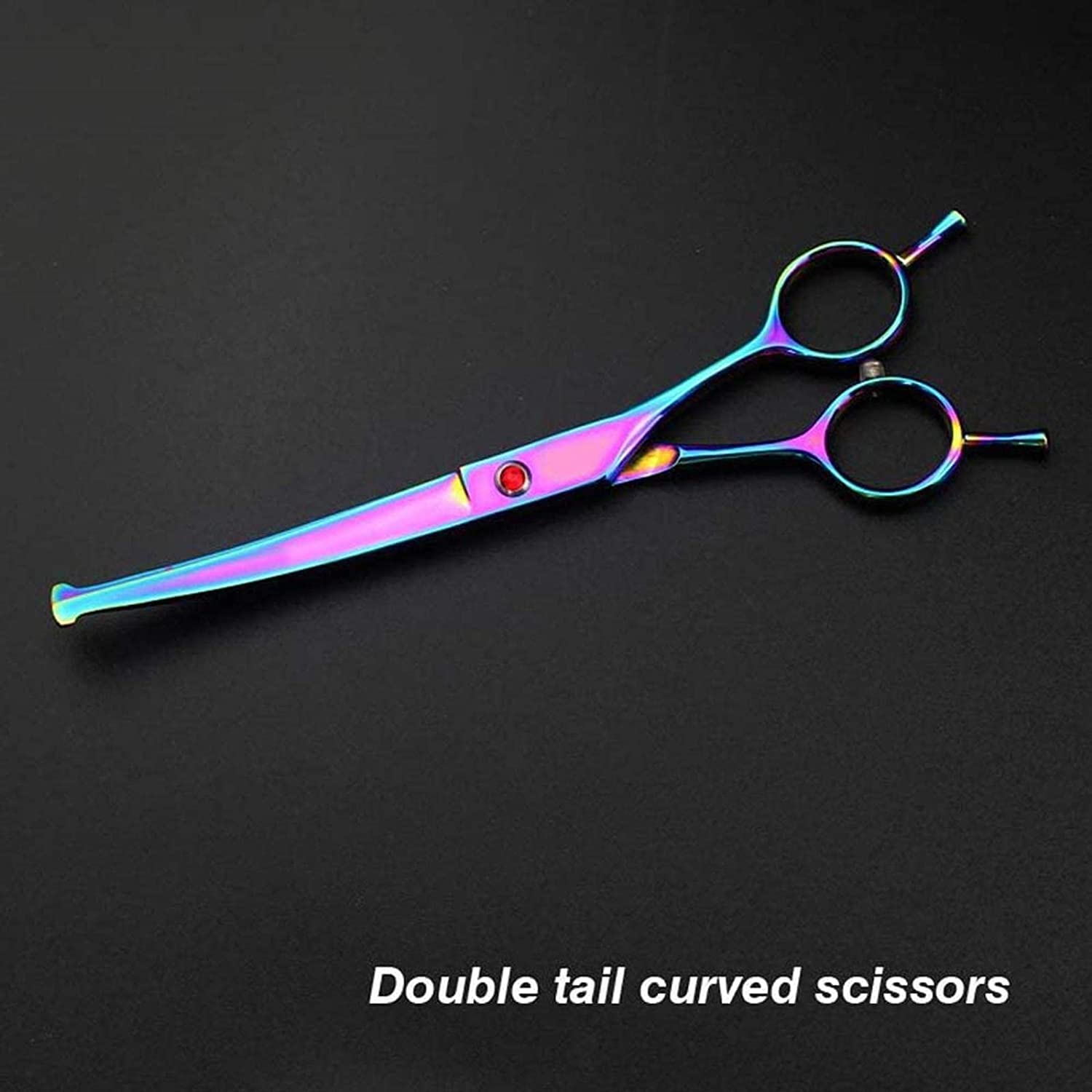 Tijeras Peluqueria Canina, Tijeras rectas Cizallas curvas Cat Peluquero Corte de pelo Scissoor