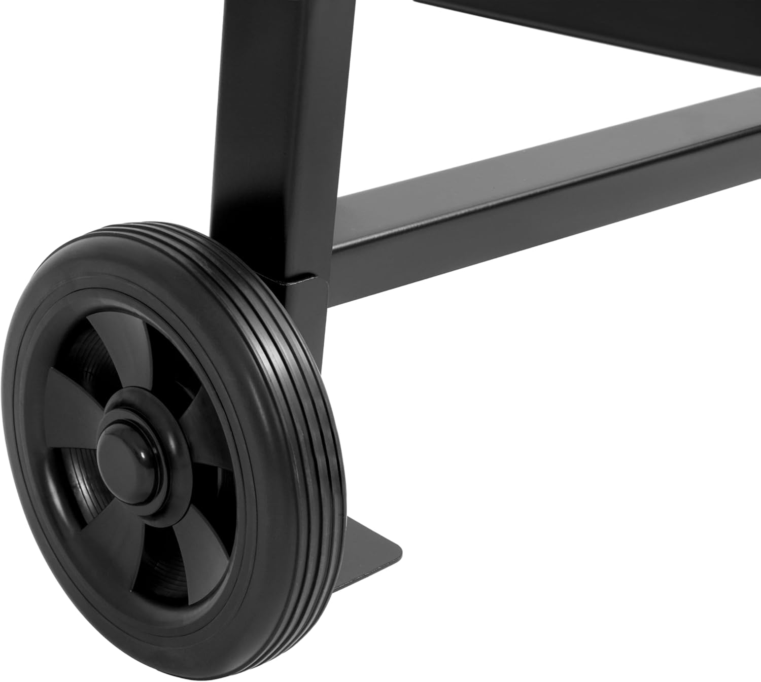 Adjustable Brake Stand Fits All Series Brakes W/2 Wheels Steel Powder Coated Black for Inside Trailer and Cube Van