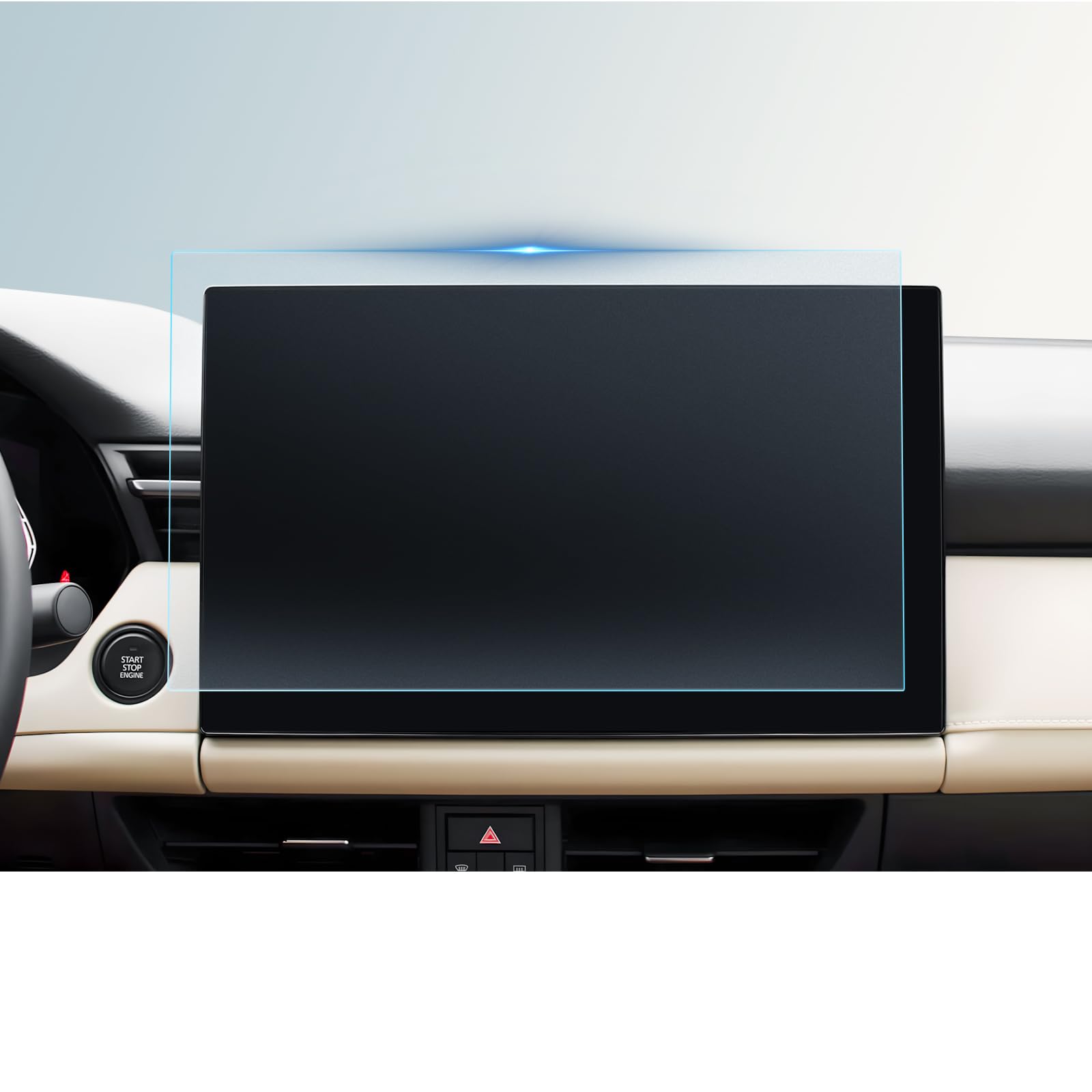BIBIBO Protector de pantalla mate antirreflejos para Mazda CX5 2026 de 15.6 pulgadas Mazda CX-5 Premium Plus 2026, pantalla táctil de 15.6 pulgadas, vidrio templado, antiarañazos, reduce las huellas