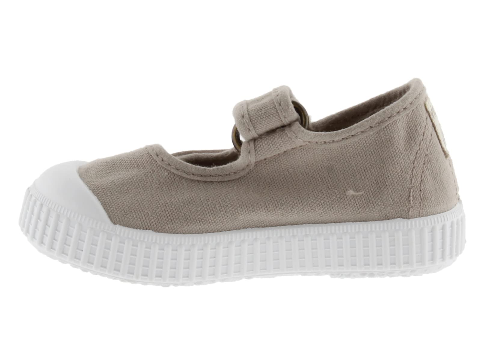 Victoria Ballerines Unisexe 1915 Toile Teintée Drec & Bande Auto-Agrippante & Bout Renforcé 136605 pour Enfants