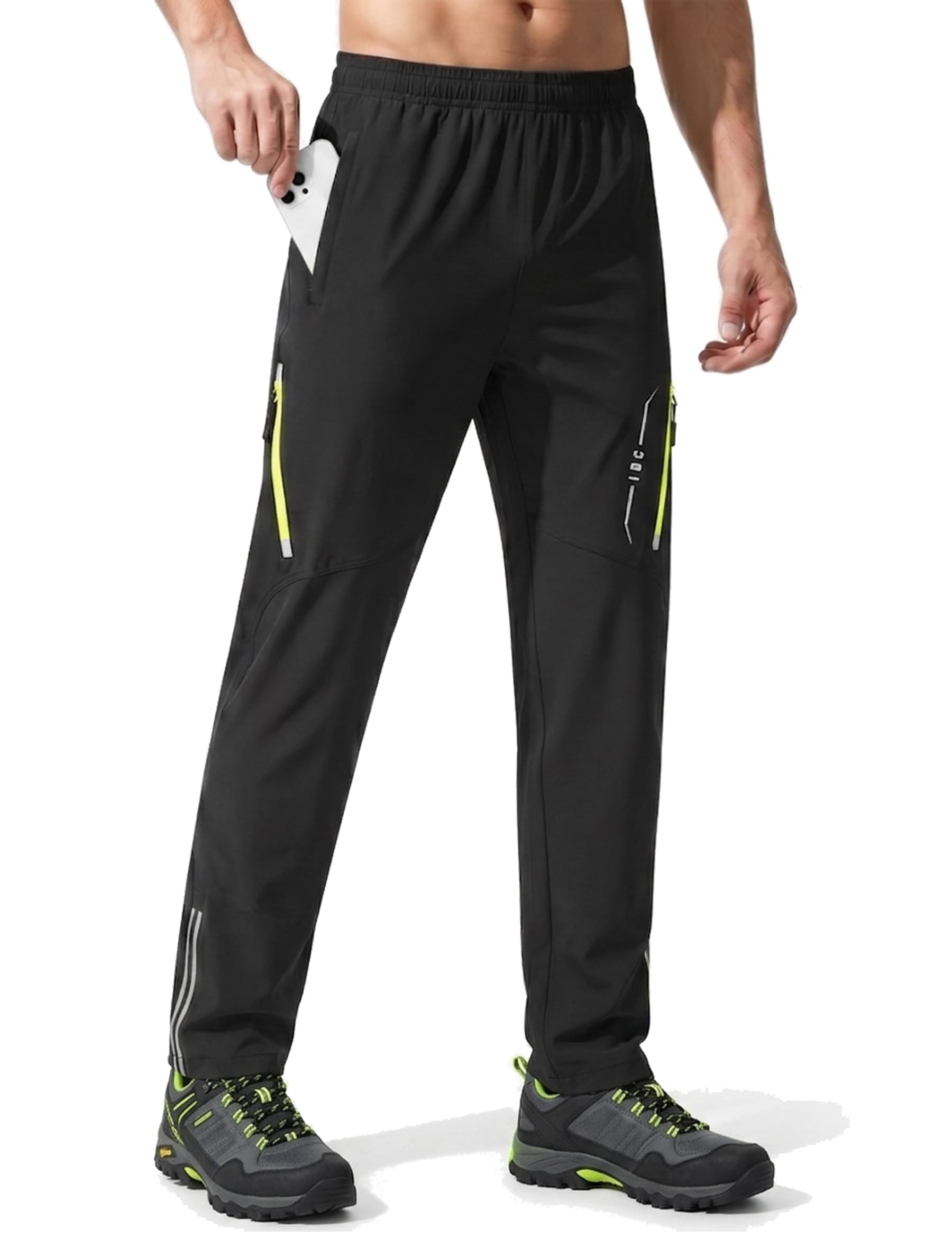 INBIKE Pantaloni Ciclismo Uomo Pantaloni MTB con 5 Tasche Pantaloni Trekking Uomo per Sportivo Outdoor Asciugatura Rapida Elasticità Traspirante LP711