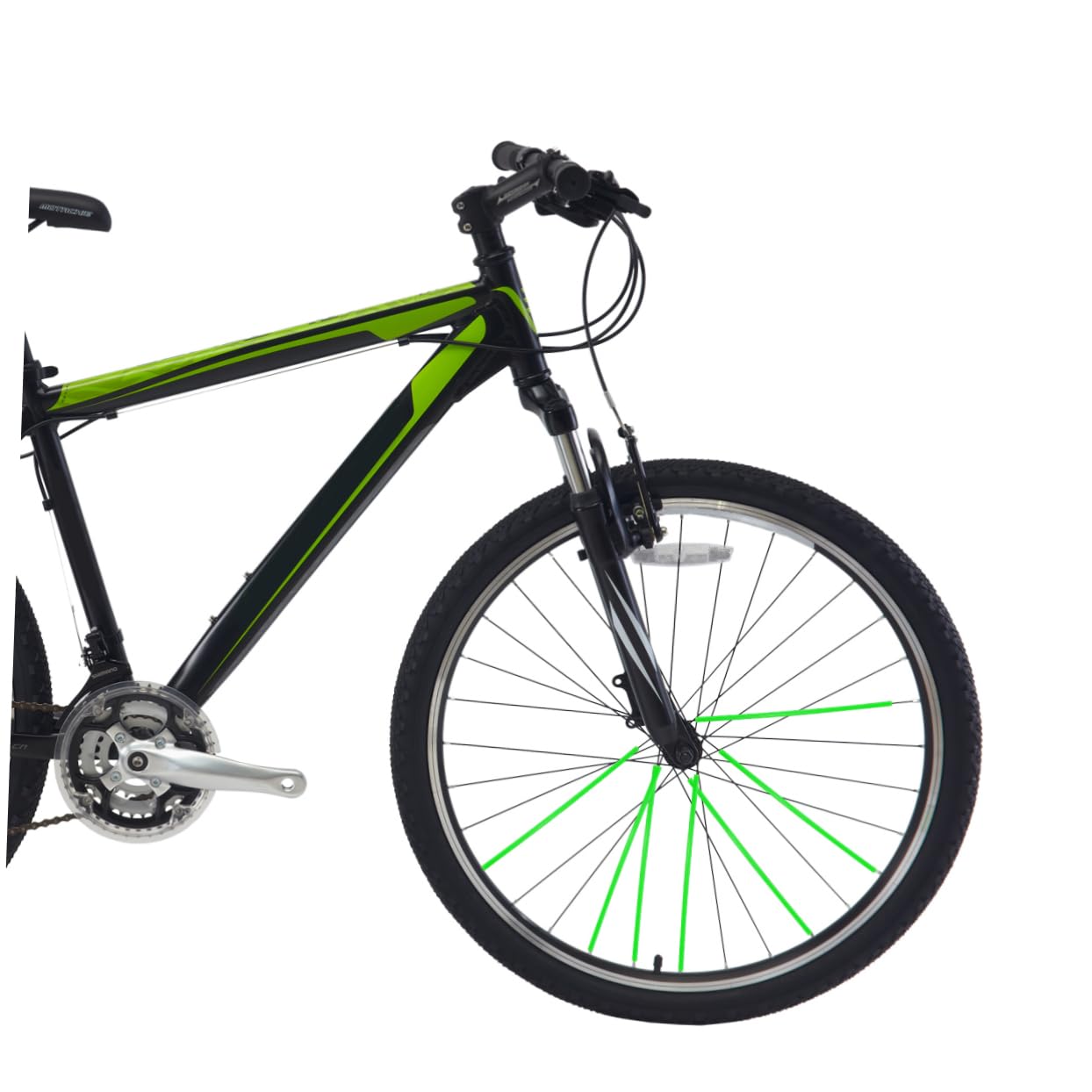 OUNONA 72pcs Green Wraps Protector Kit for Motorcycle Motocross Dirt Bike Off-road Rims Ultra Lightweight Easy Installation Stylish Design for Enhanced Decor