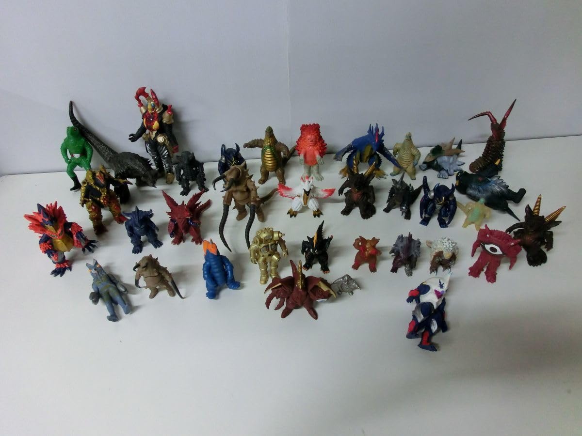 希少ポピー製　ソフビ怪獣「足製」10体＋おまけ1体 Yahoo!オークション -「ウルトラマン ソフビ ポピー」の落札相場