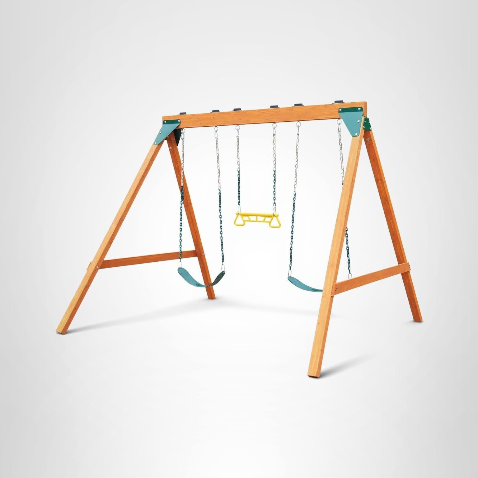 Amazon.com: Swing-N-Slide PB 8360 Ranger Wooden Swing Set with