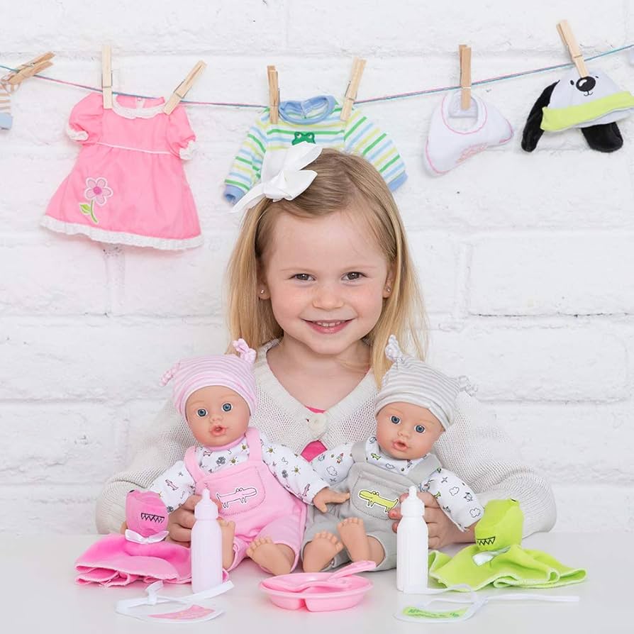 アドラドール　二人セット　ヴィンテージドール　リボーンドール　ADORA Amazon.com: ADORA Twin Baby Dolls Later Alligator Twins Gift