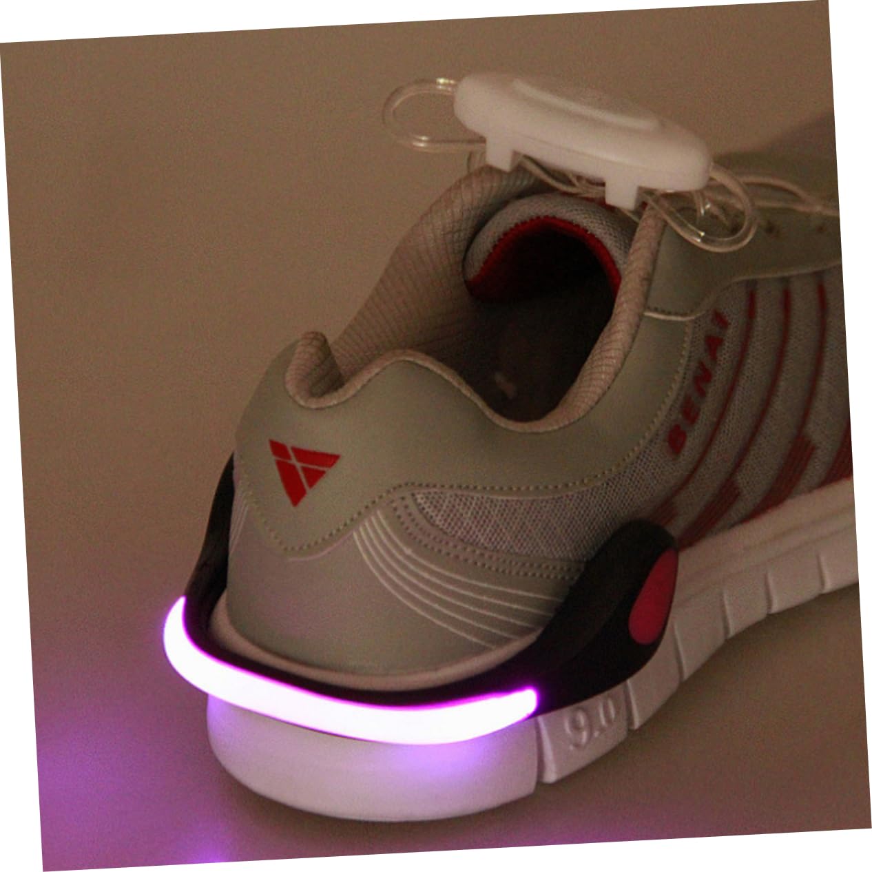 Yardwe Useful Night Running Lamp 2pcs Led Flash Shoe Clips Weatherproof Shoe Clip Lights for Runners and Bikers