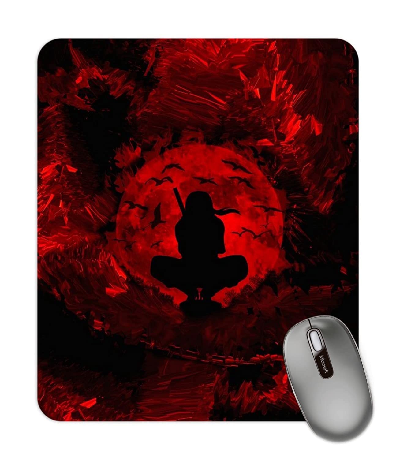 ZORI Naruto Ninza Characters Gaming Mouse Pad - Computer Laptop PC| Work from Home/Office | Anti-Skid, Anti-Slip, Rubber Base | (MP652_Naruto_Shadow_RED_Black)-image-23