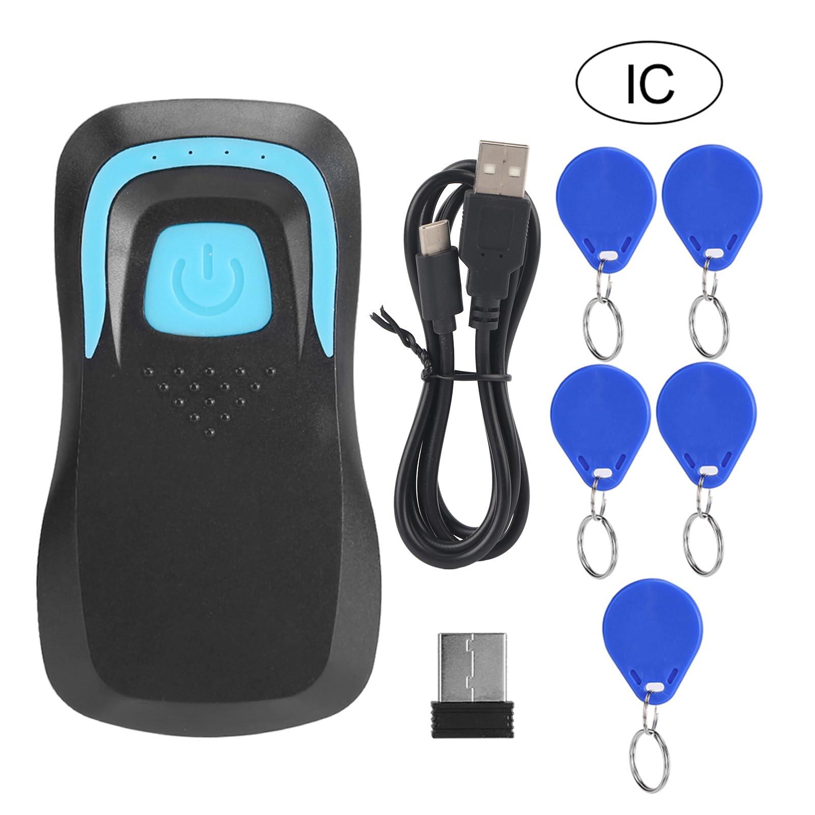 Czytnik Kart Skaner Przewodowy z 5 Kartami Se Czytnik USB do Kontroli (IC #12)