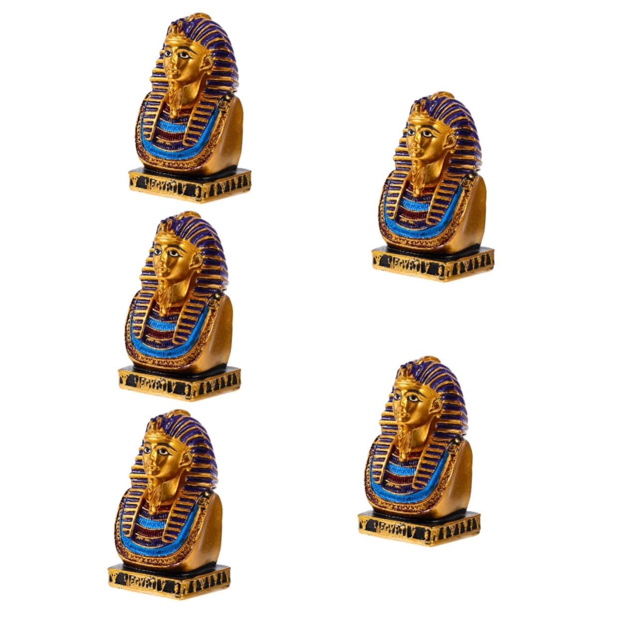 Ornement pharaon égyptien et statuette résine pour accessoire photo