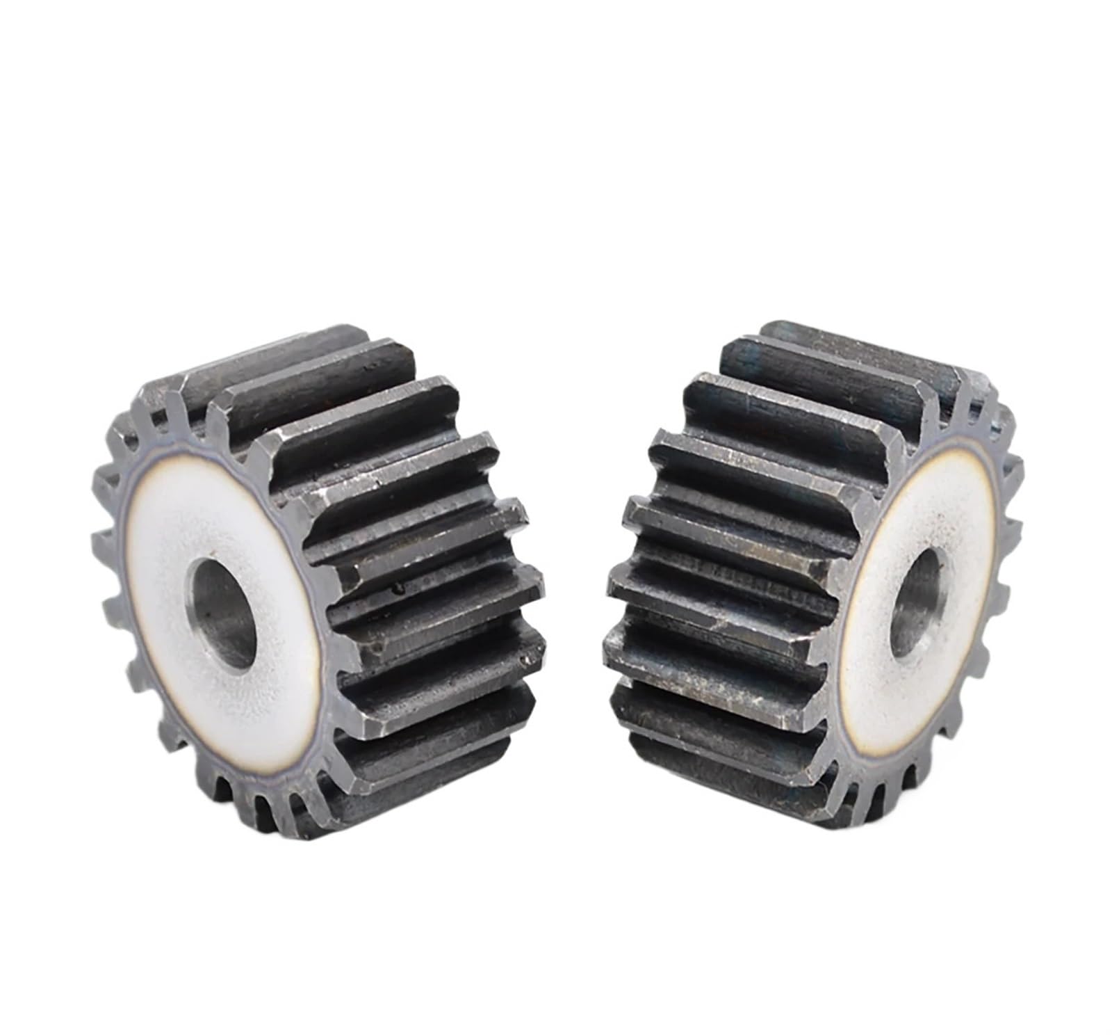 Bevel Gear Pinion Hardware Mechanical 1pcs Metal Transmission Gear Mod 2 Spur Gear 2M 12T-27T Steel Cylindrical Gear Process Hole Height 20mm High Frequency Quenching Teeth(2M-15 Teeth)