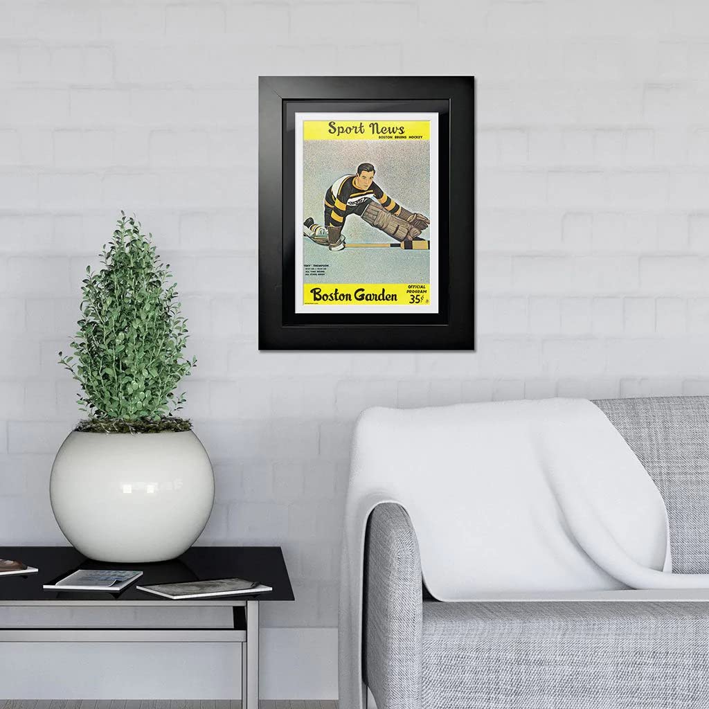 Boston Bruins Program Cover - Sport News Goalie Stretch
